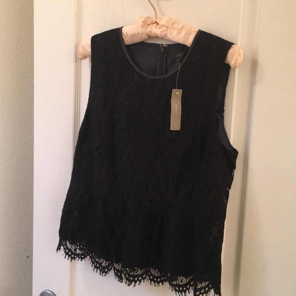 J. Crew lace top